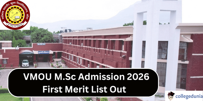 VMOU M.Sc Admission 2026 First Merit List Out @vmoukota.org; Counselling to Begin From March 11